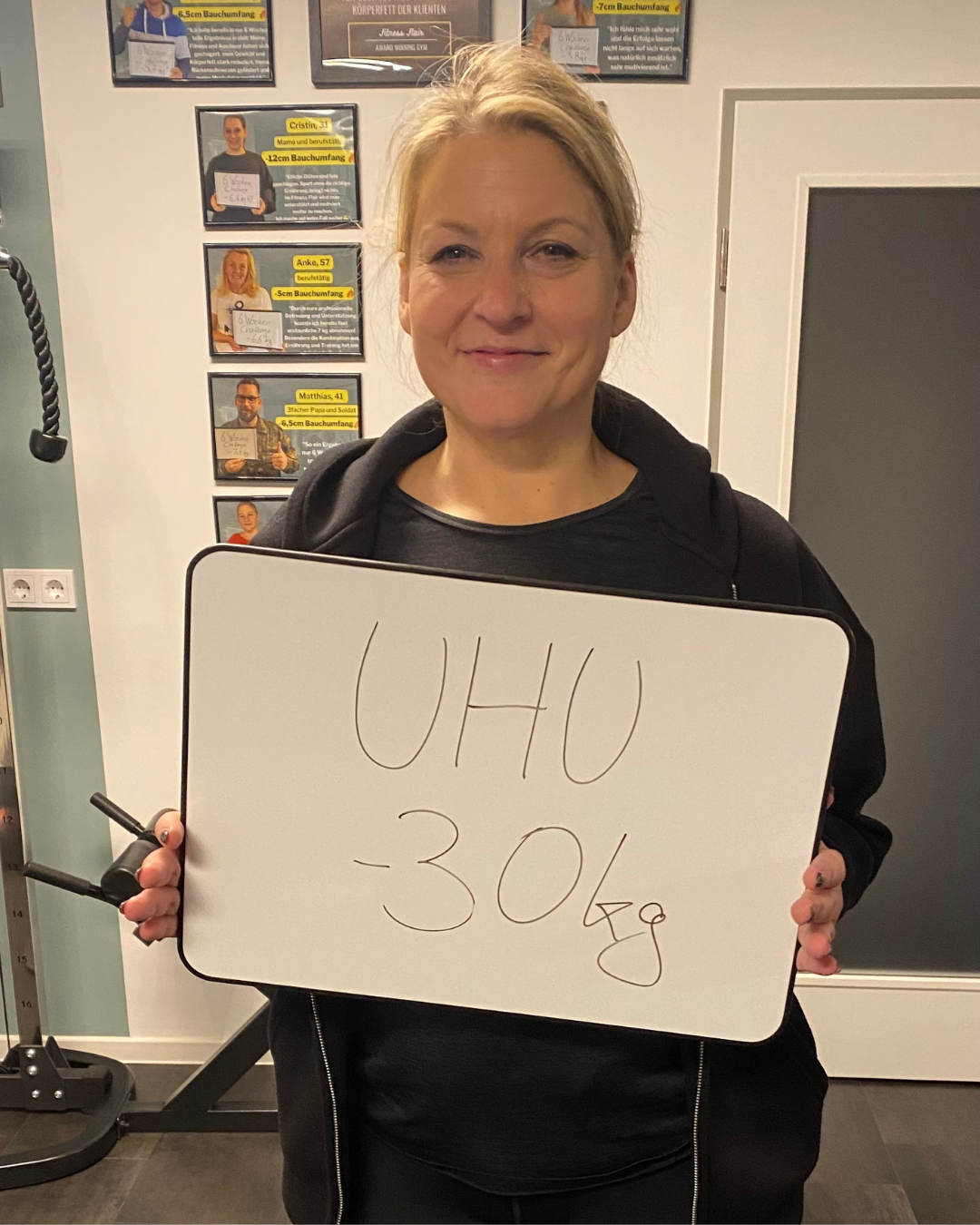 Daniela Ergebnis nach 1:1 Coaching